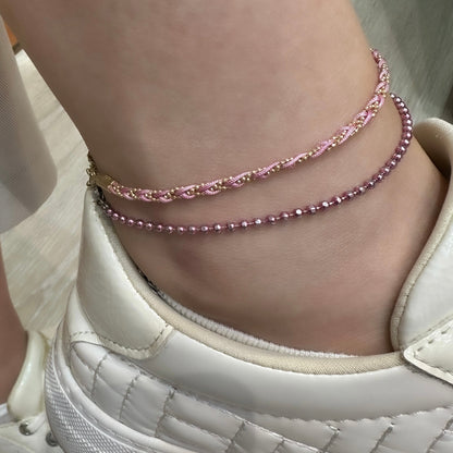 Pink Anklet