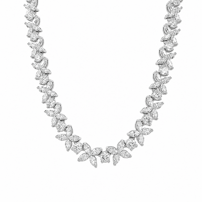 Marquise Tennis Necklace