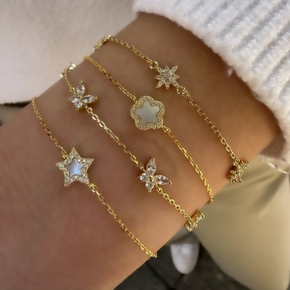 Star Mother of Pearl Bracelet