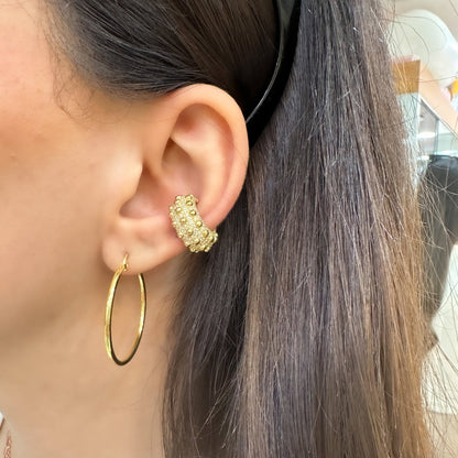 Two and a half cm Thin Hoop Earrings