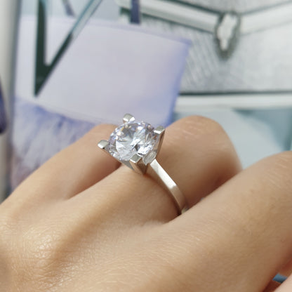 Four Carat Solitaire Ring