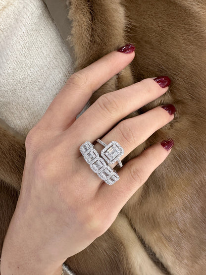 Baguette Five Stone Ring