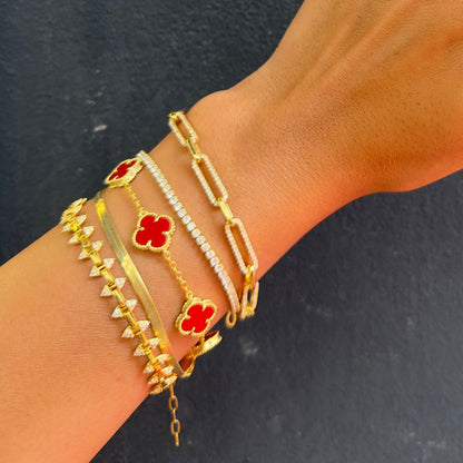 Red Clover Bracelet