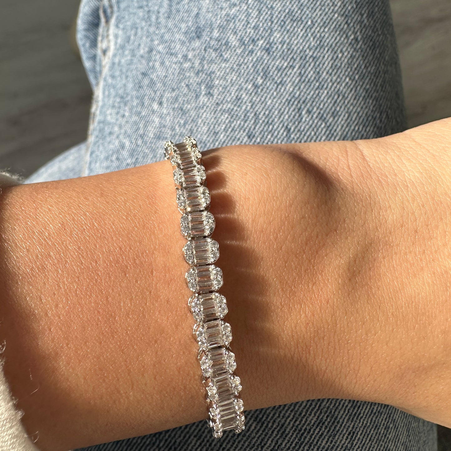 Baguette Round Bracelet