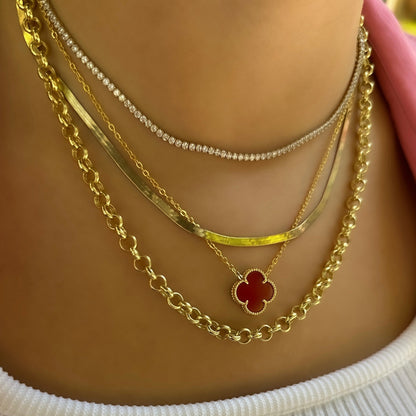 Red Clover Necklace