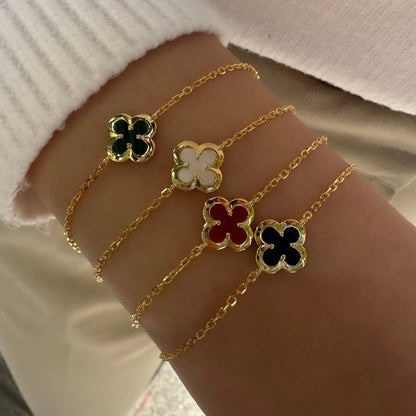 Mother of Pearl Clover Bracelet