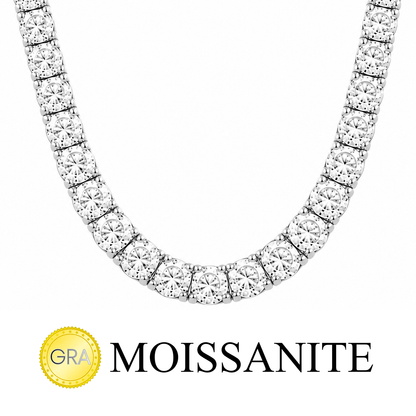 Five mm Moissanite Tennis Necklace