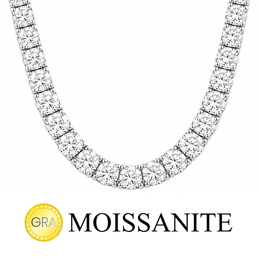 Five mm Moissanite Waterway Pendant