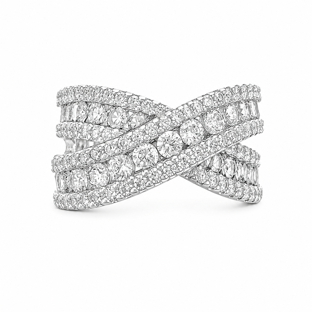 Double Round Cross Ring