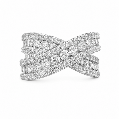 Double Round Cross Ring