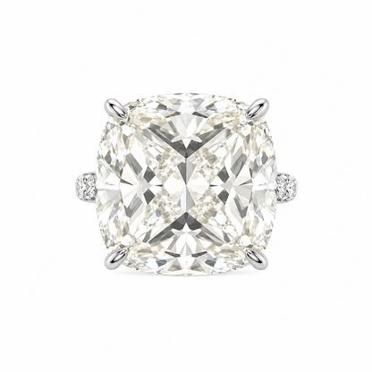 Ten Carat G-Color Ring