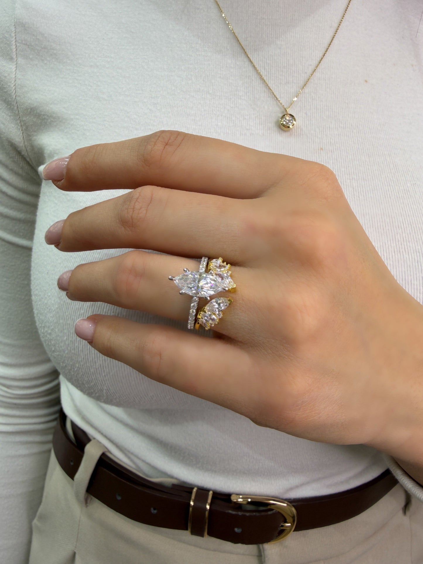 Angel Wing Stacking Ring