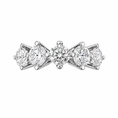 Three Carat Five Stone Ring