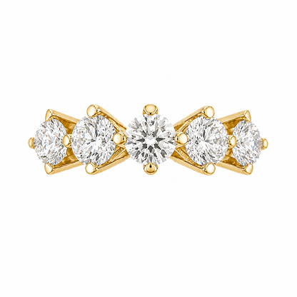 Three Carat Five Stone Ring