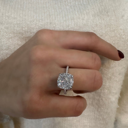 Square Moissanite Ring