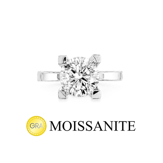 1.20 Carat Moissanite Solitaire Ring