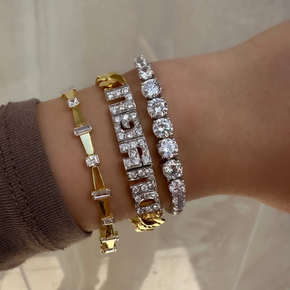 Baguette Stone Bracelet