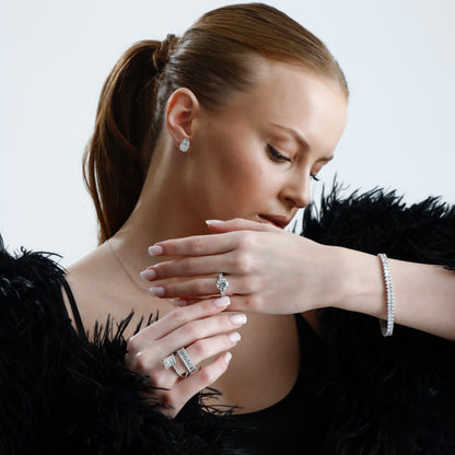 Baguette Full Circle Ring