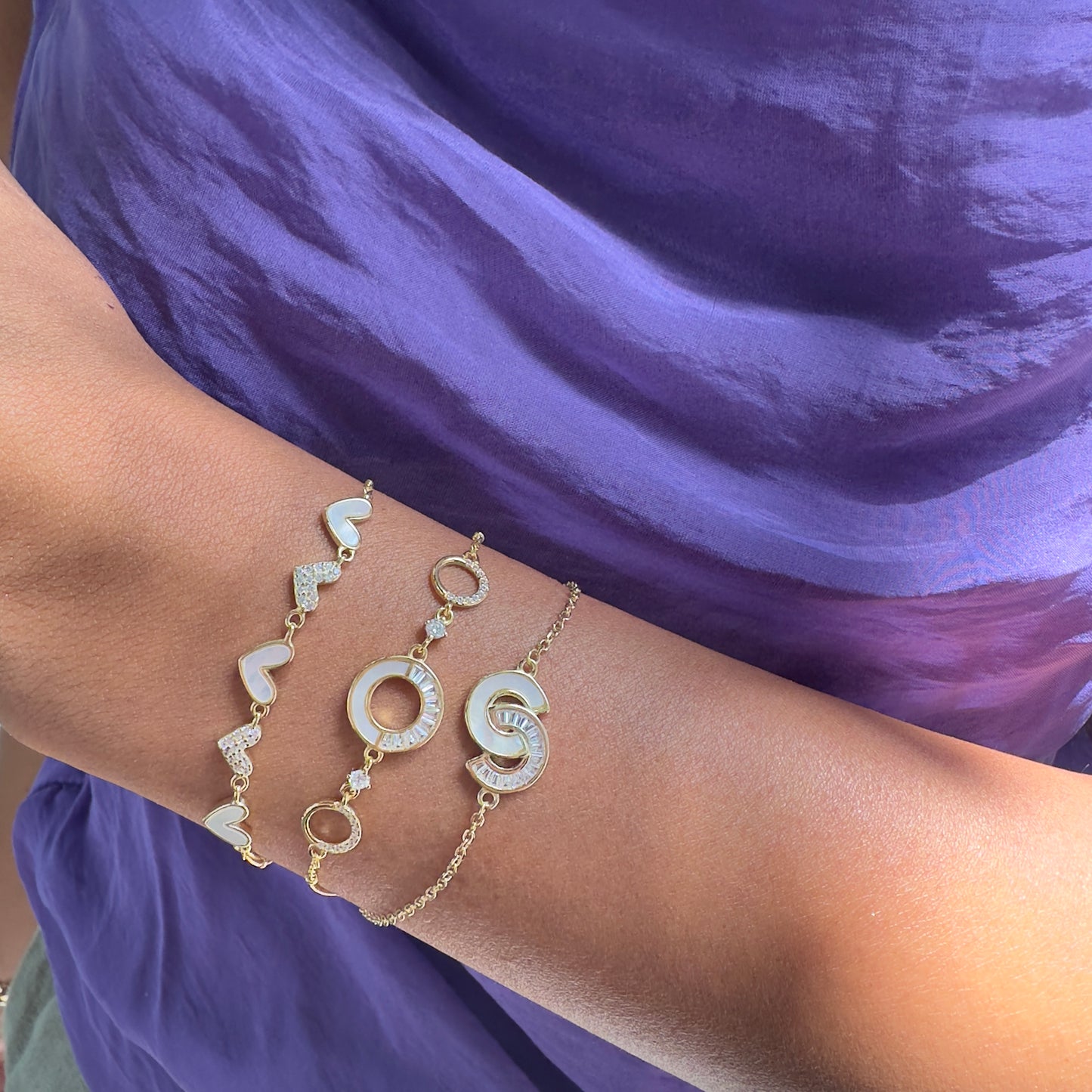 Round Mother of Pearl Bracelet