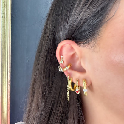 Two Color Cartilage Earring