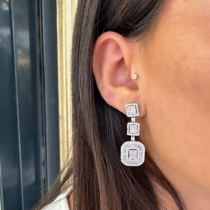 Modern Baguette Earrings