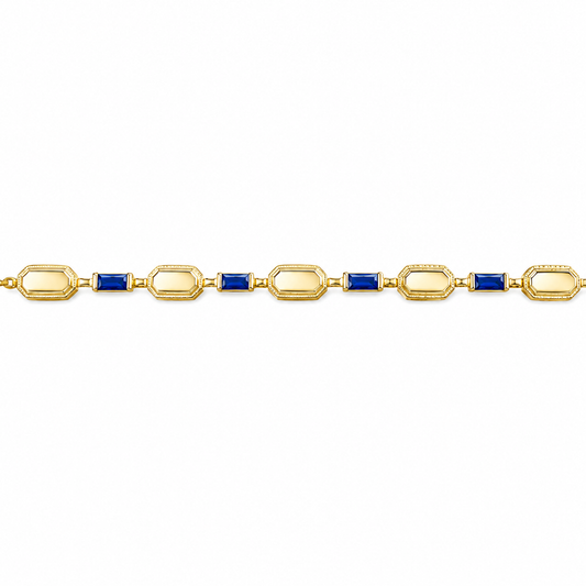 Colorful Square Stone Design Bracelet