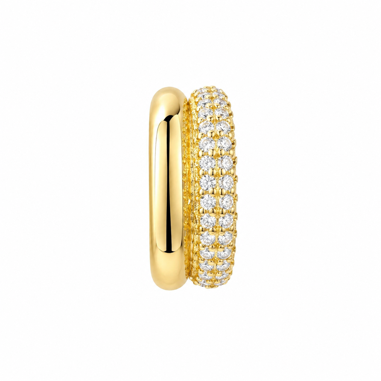 Two-Row Cuff with Stones
