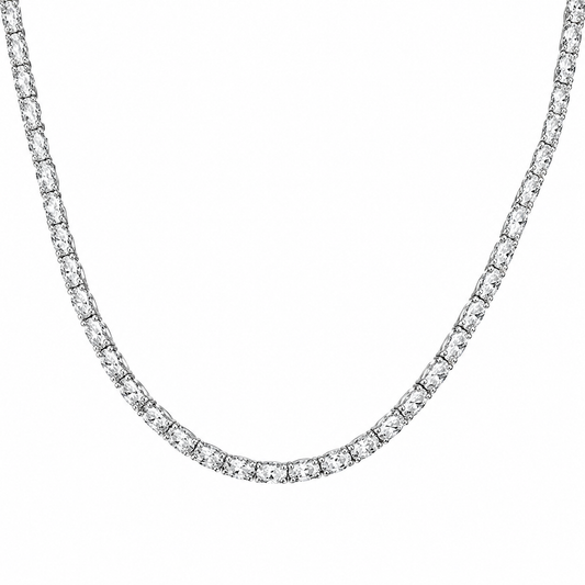 Oval Stone Waterway Necklace