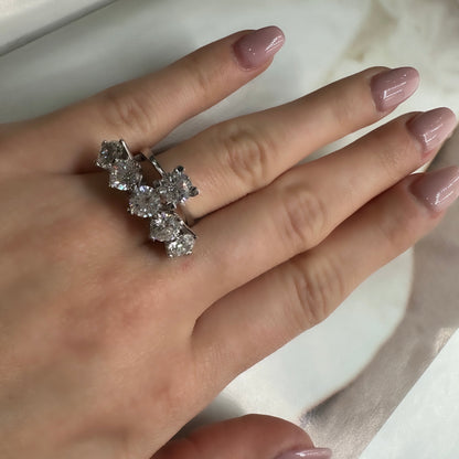 0.80 Carat Moissanite Solitaire Ring