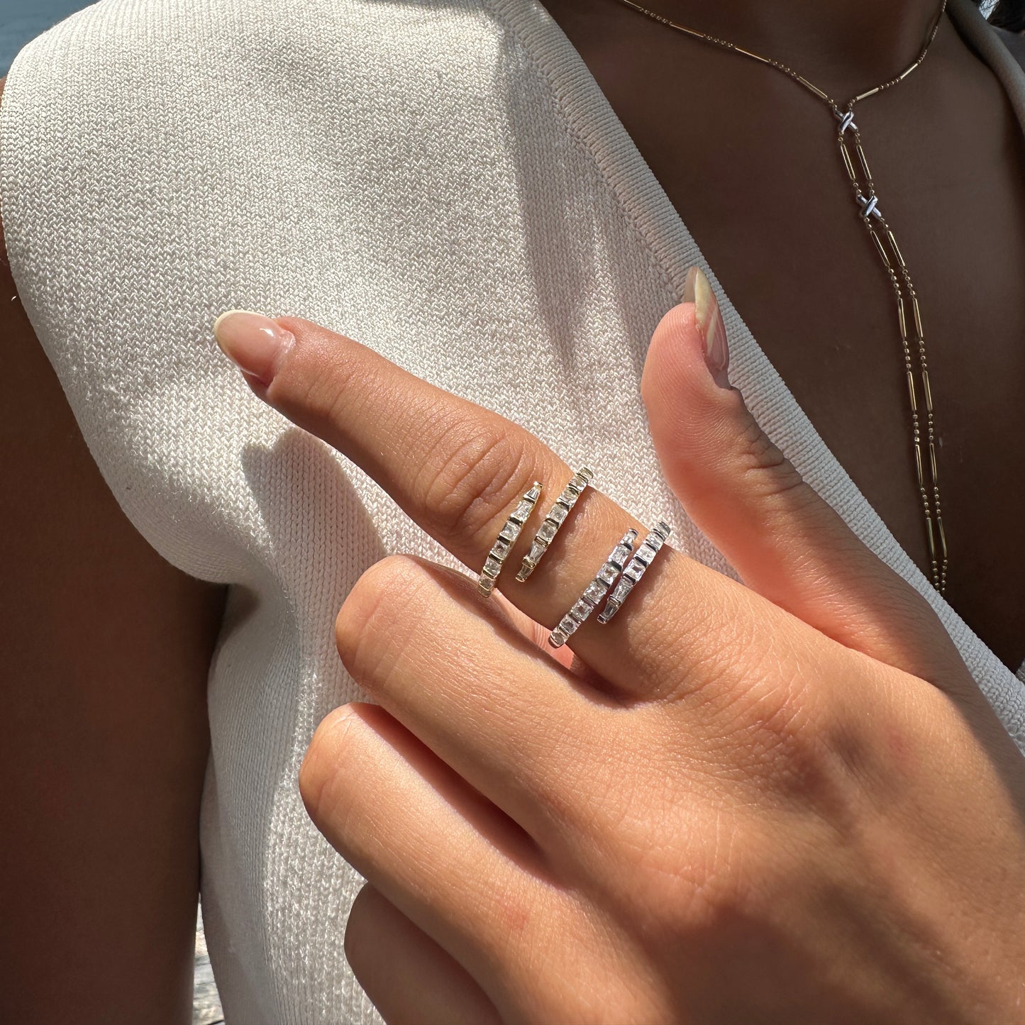 Baguette Ivy Ring