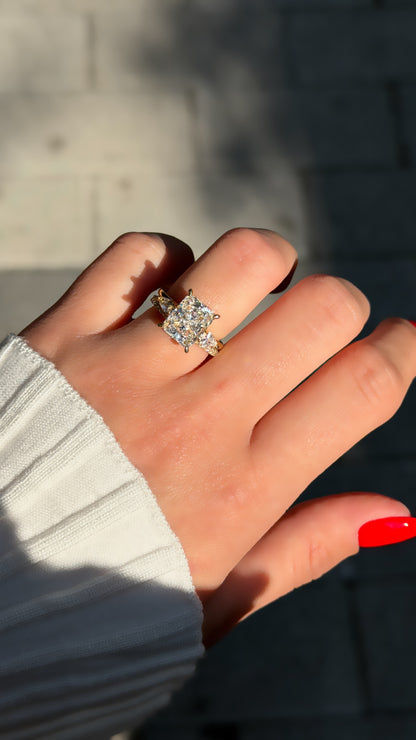 Pear Stone Stacking Ring