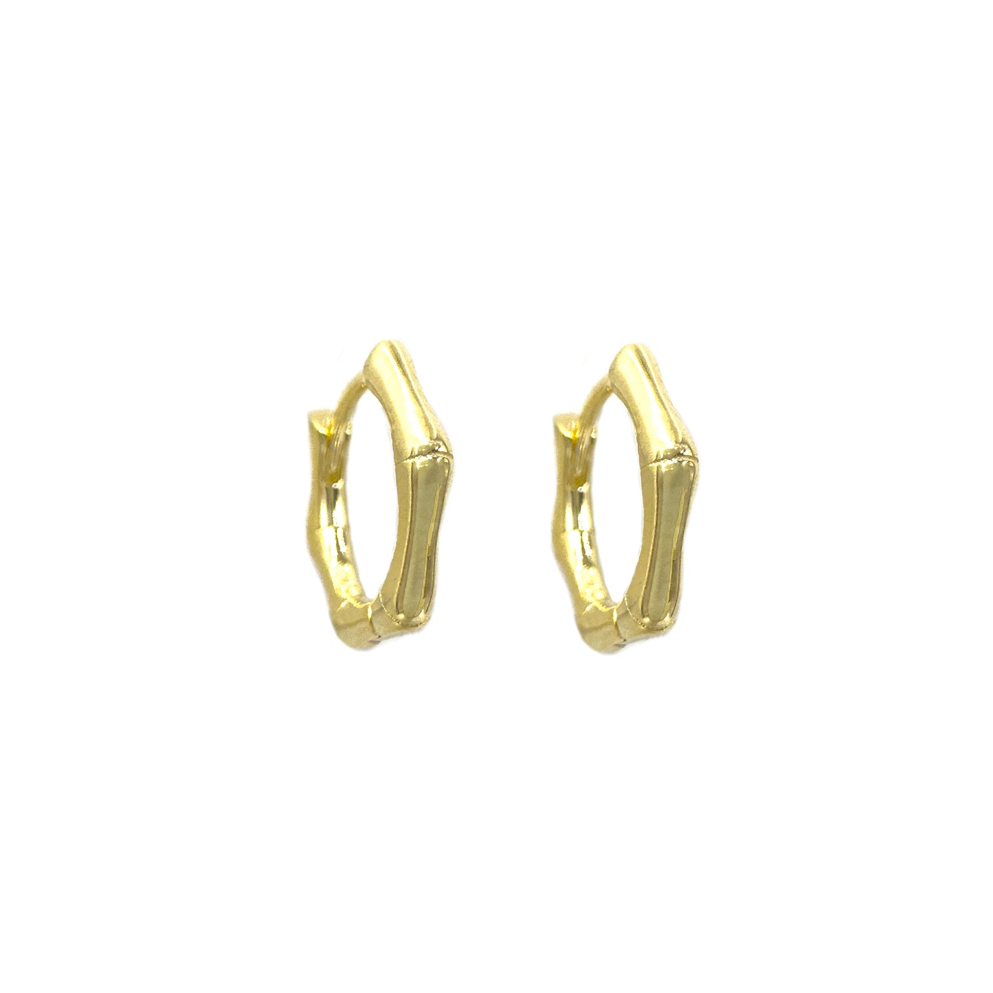 Minimal Bone Hoop Earrings