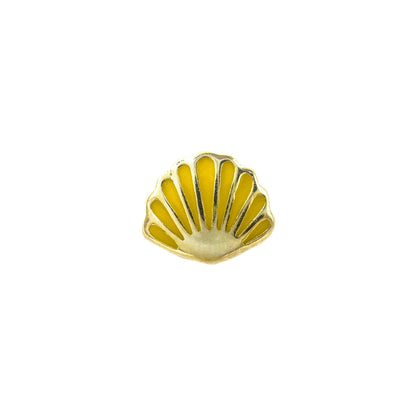 Yellow Enamel Oyster Piercing