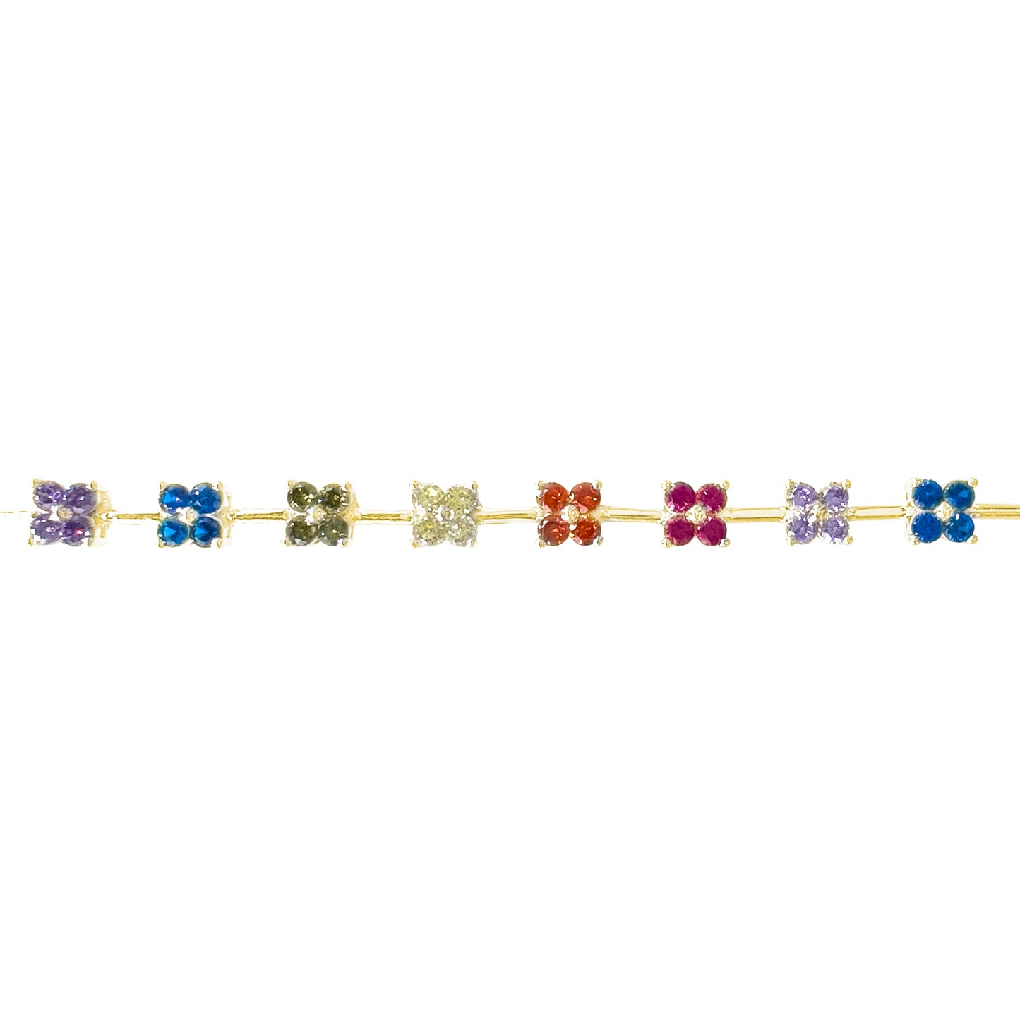 Colorful Flower Bracelet