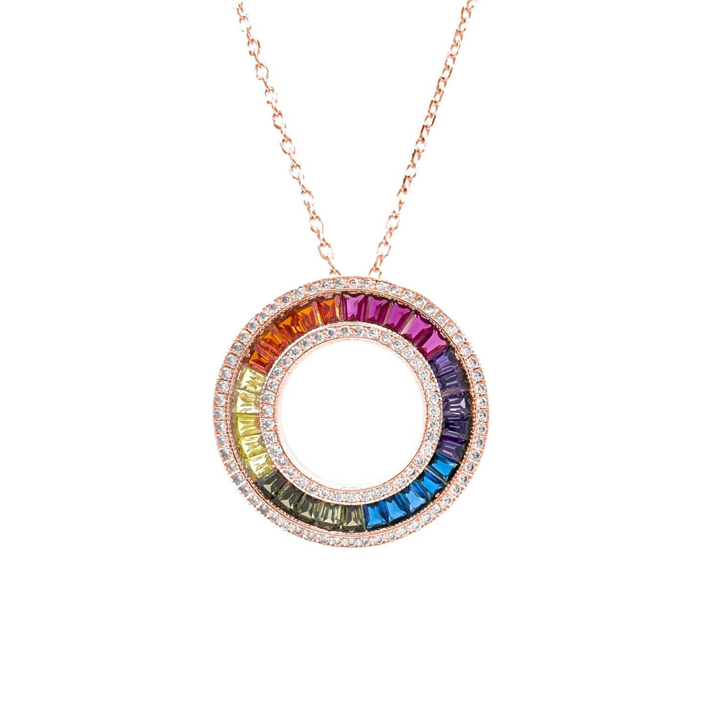 Large Rainbow Necklace