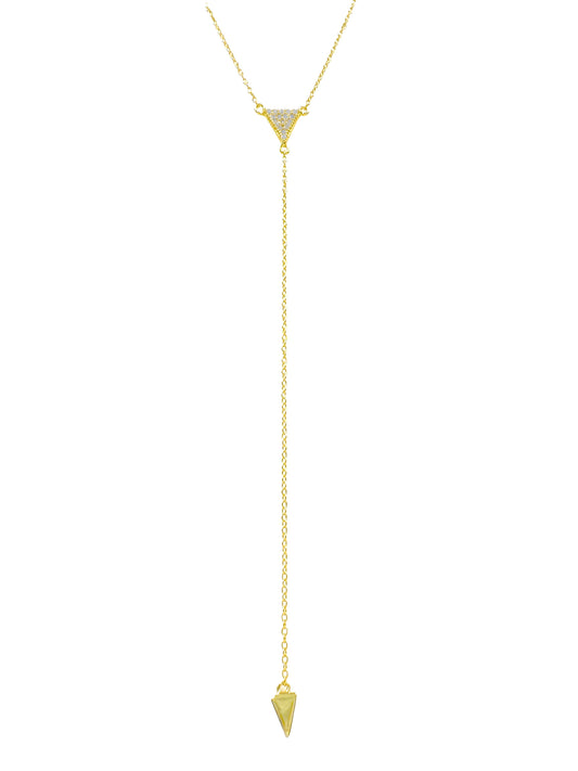 Triangle Y Necklace