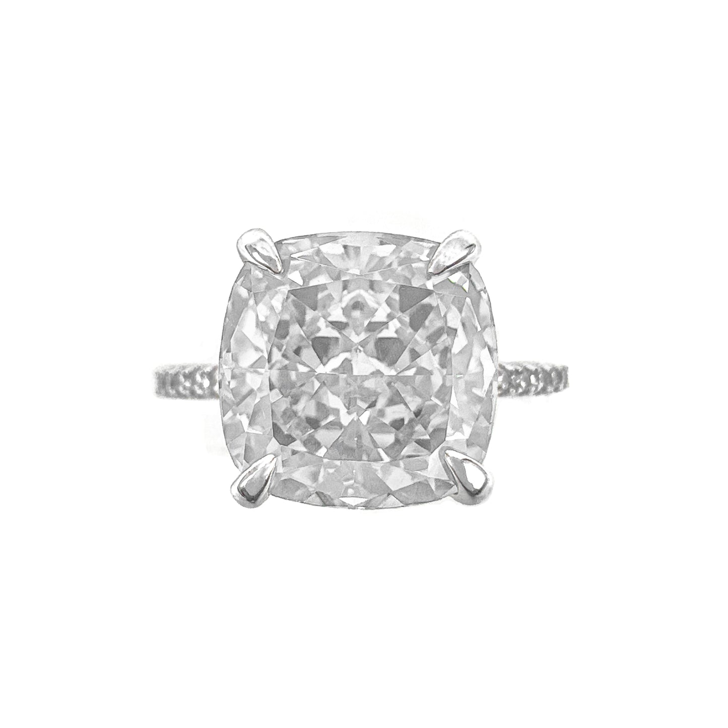 Square Moissanite Ring