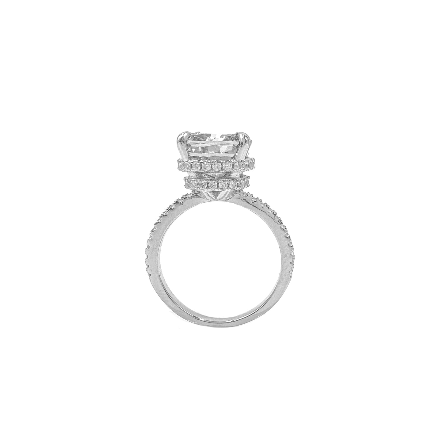 Square Moissanite Ring