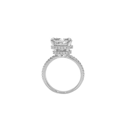 Square Moissanite Ring