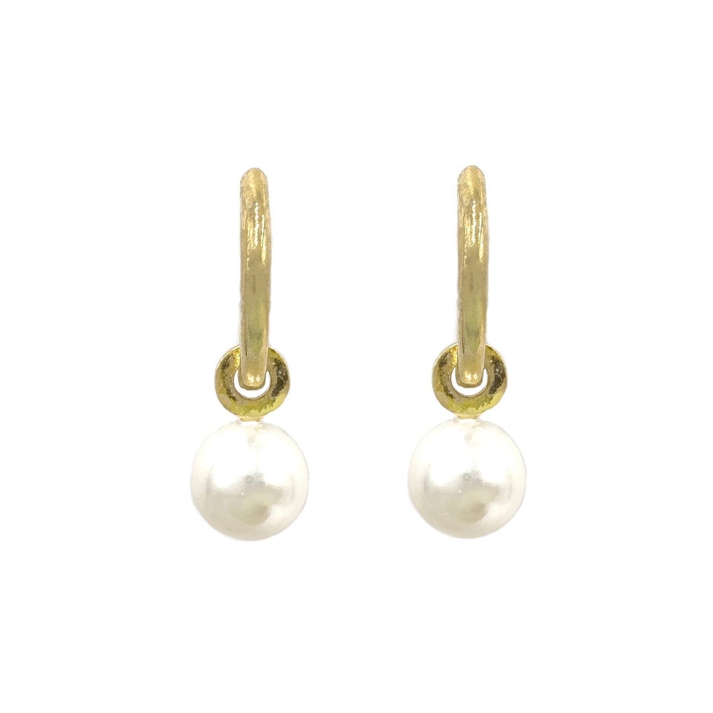 Pearl Hoop Earrings