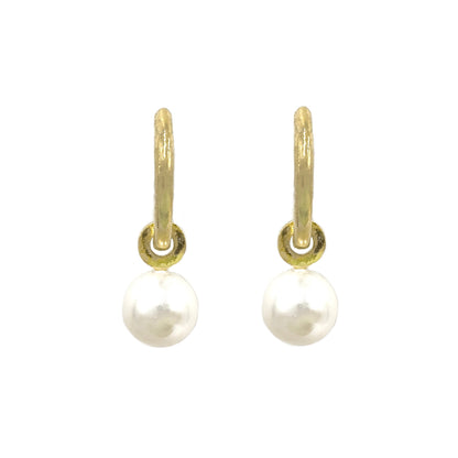 Pearl Hoop Earrings