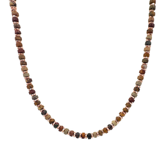 Tiger Eye Natural Stone Necklace