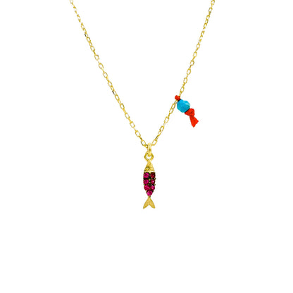 Fish Model Necklace