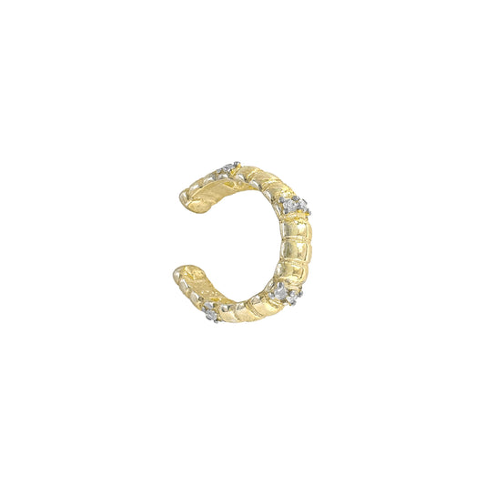 Spiral Stone Cuff