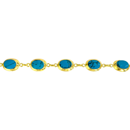 Blue Natural Stone Bracelet