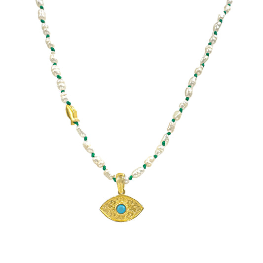 Pearl Eye Necklace