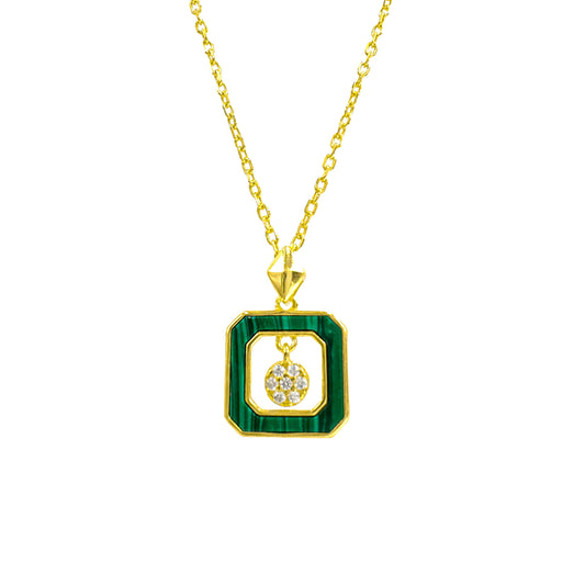 Malachite Stone Necklace