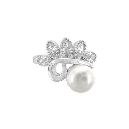 Drop Pearl Ring