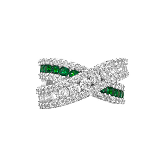 Colored Double Cross Ring