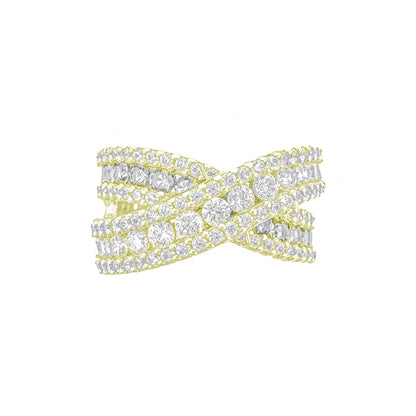 Double Round Cross Ring